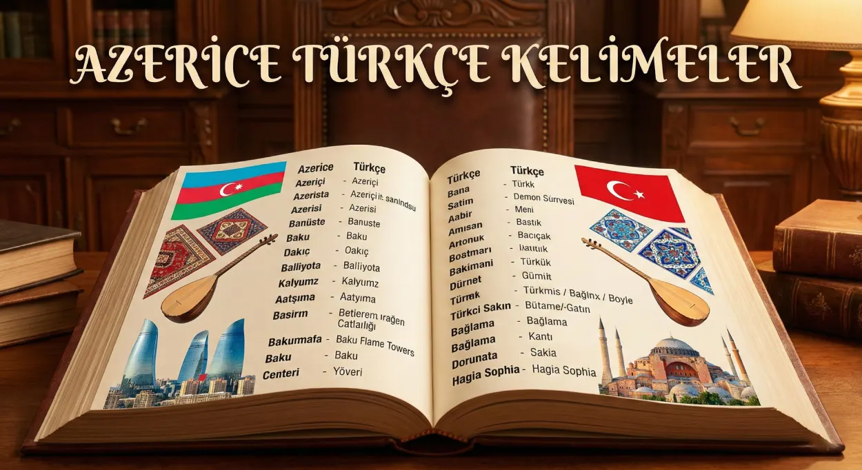komik Azerice Türkçe Kelimeler