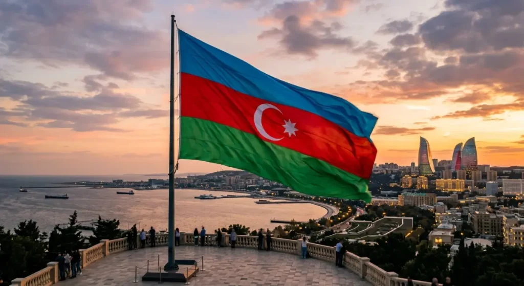 azerbaycan bayrağı görseli